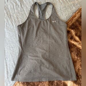Under Armour Gray Fitted Tank Top
